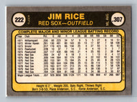 Jim Rice 1981 Fleer Series Mint Card #222

