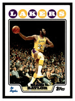 Elgin Baylor 2008 2009 Topps Series Mint Card #185
