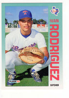 Ivan Rodriguez 1992 Fleer Series Mint Card #316
