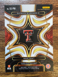 Patrick Mahomes 2023 Panini Select Draft Picks Select Stars Series Mint Card #SS-PM