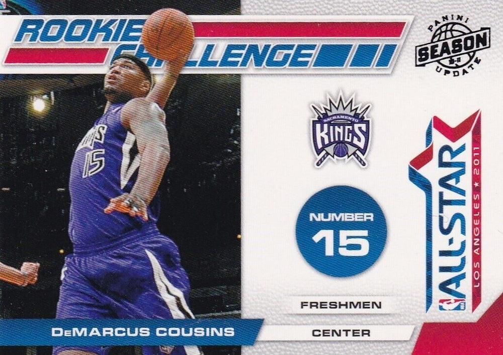 DeMarcus Cousins 2010 2011 Panini Season Update Rookie Challenge All-Star Series Mint Card #1