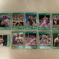 Jose Canseco 1989 Star Company PLATINUM Series Complete Mint Set