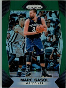 Marc Gasol 2017 2018 Panini Prizm Green Series Mint Card #204