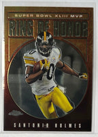 Santonio Holmes 2009 Topps Chrome Ring Of Honor Series Mint Card #RHC43-SH
