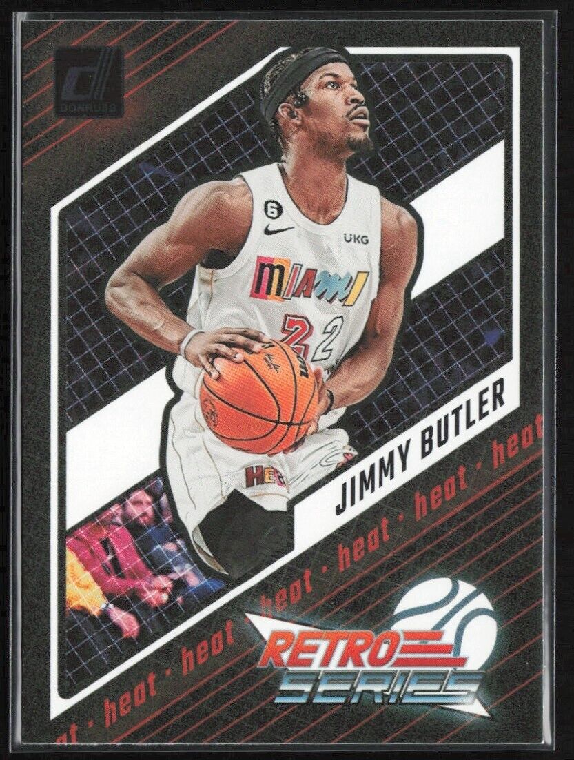 Jimmy Butler 2023 2024 Panini Donruss Retro Series Mint Card #24 | The  Strictly Mint Card Co. Inc., image size:833x1103