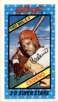 Cesar Cedeno 1980 Kellogg's Cereal 3D Mint Card #36
