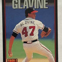 Tom Glavine 1993 Donruss Triple Play Series Mint Card #117