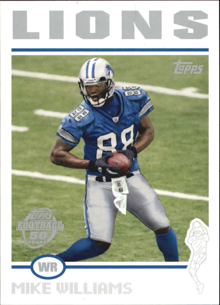 Mike Williams 2005 Topps Throwbacks Promos Series Mint Card #2