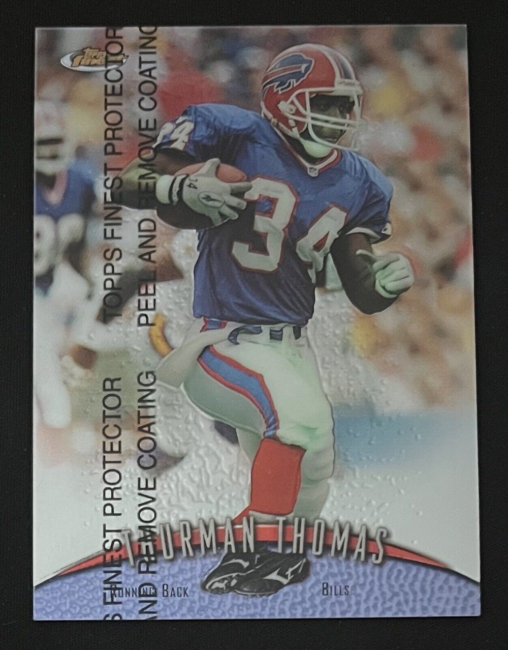 Thurman Thomas 1998 Topps Finest Series Mint Card #97