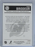 Martin Brodeur 2010 2011 O-Pee-Chee Trophy Winners Card #TW-10
