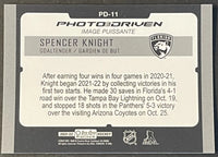 Spencer Knight 2021 2022 O-Pee-Chee Platinum Photo Driven Series Mint Card #PD-11
