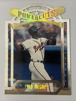 Fred McGriff 1996 Topps Laser Power Cuts Die-Cut Series Mint Card #P3
