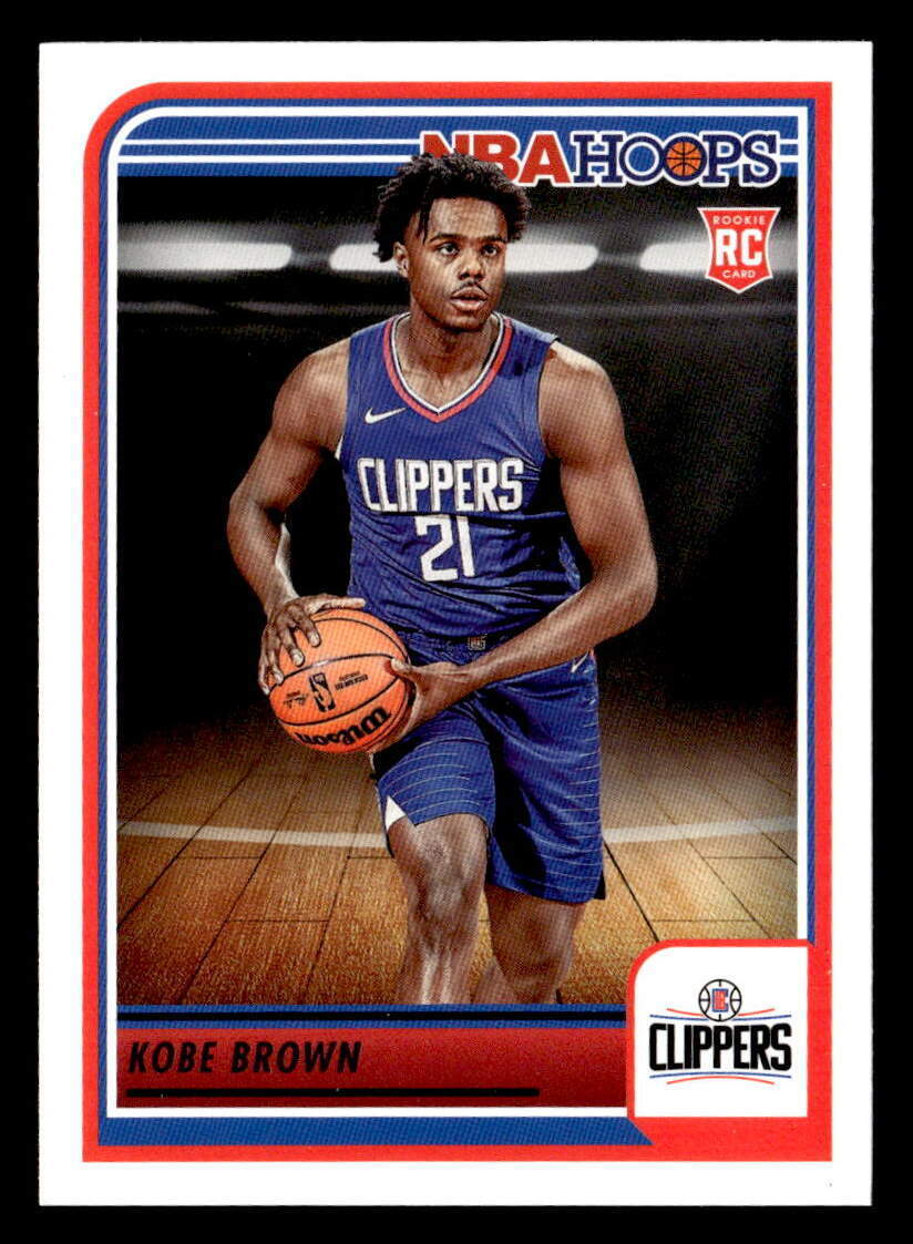 Kobe Brown 2023 2024 Panini Hoops Series Mint Rookie Card #253