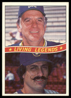 Gaylord Perry & Rollie Fingers 1984 Donruss Living Legends Mint Card #A
