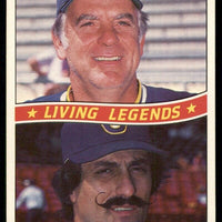 Gaylord Perry & Rollie Fingers 1984 Donruss Living Legends Mint Card #A