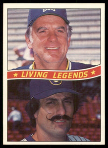 Gaylord Perry & Rollie Fingers 1984 Donruss Living Legends Mint Card #A