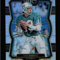 Dan Marino 2017 Panini Select Premier Level Silver Prizm Series Mint Card #118