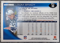 Tom Brady 2010 Topps Series Mint Card #30
