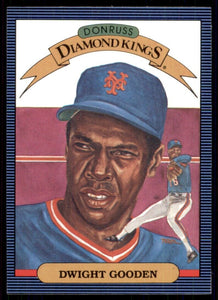 Dwight Gooden 1986 Donruss Diamond Kings Series Mint Card #26