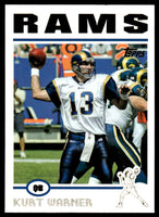 Kurt Warner 2004 Topps Series Mint Card #87
