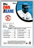 David Ortiz 2007 Topps Own the Game Series Mint Card #OTG12
