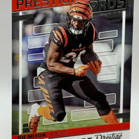 Joe Mixon 2023 Panini Prestige Xtra Points Prestigious Pros Series Mint Card #PP-19