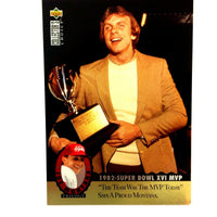 Joe Montana 1995 Collector's Choice Trilogy Series Mint Card #MT6