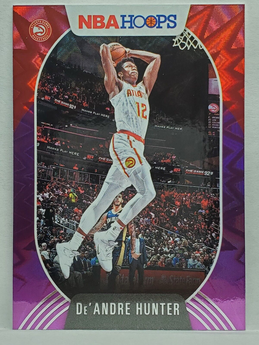 De'Andre Hunter 2020 2021 Hoops Purple Explosion Series Mint Card #83