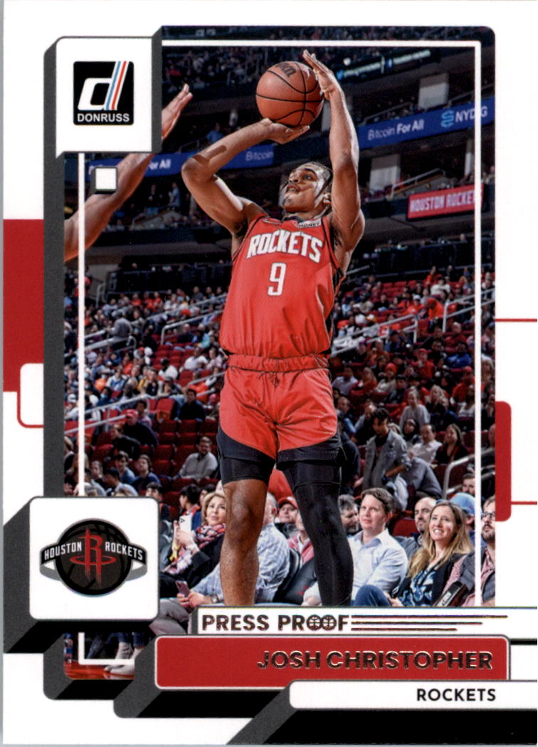 Josh Christopher 2022 2023 Panini Donruss Press Proof Series Mint