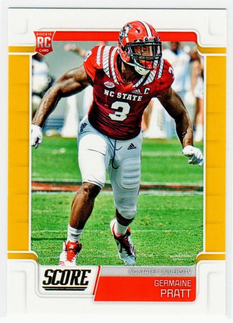 Germaine Pratt 2019 Score Gold Parallel Series Mint Rookie Card #426