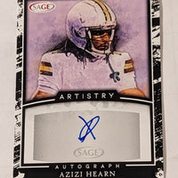 Azizi Hearn 2022 SAGE Artistry Autograph Series Mint Rookie Card #A-AH3