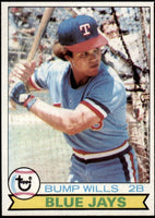 Bump Wills 1979 Topps Blue Jays ERROR VARIATION Series Card #369
