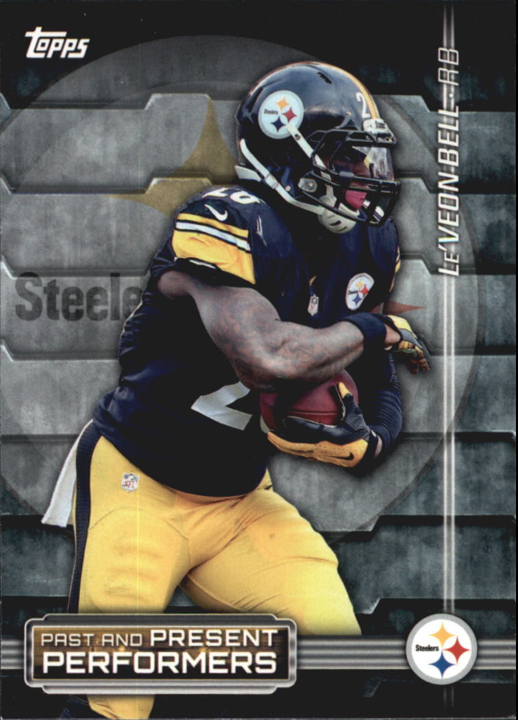 Le'Veon Bell and Jerome Bettis 2015 Topps Past and Present Performers Series Mint Card #PPP-BB