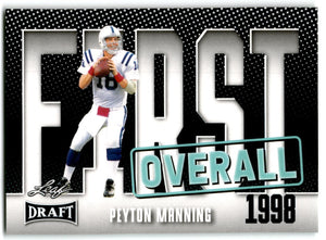 Peyton Manning 2023 Leaf Draft First Overall Series Mint Card #8