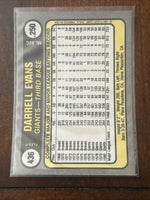Darrell Evans 1981 Fleer ERROR Series Mint Card #436
