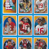 Joe Montana 1991 Upper Deck Football Heroes Complete Set