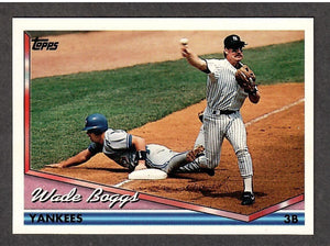 Wade Boggs 1994 Topps Pre-Production Sample Series Mint Card #390