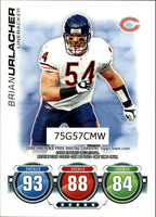 Brian Urlacher 2010 Topps Attax Code Card Series Mint Card
