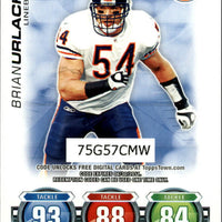 Brian Urlacher 2010 Topps Attax Code Card Series Mint Card