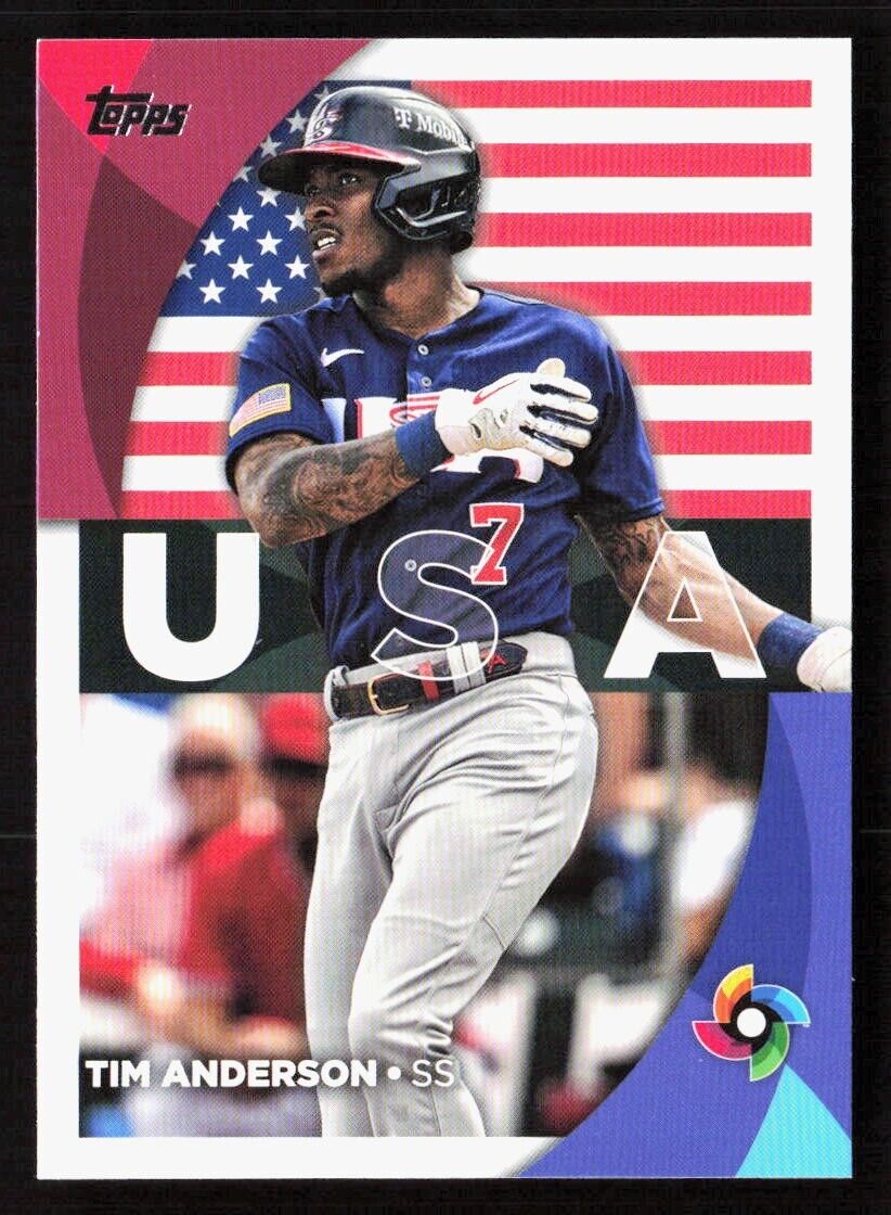 Tim Anderson 2023 Topps World Baseball Classics Stars Series Mint Card #WBC-5