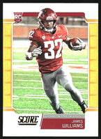James Williams 2019 Score Gold Parallel Series Mint Rookie Card #410
