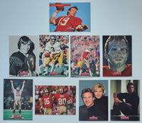 Joe Montana 1993 Pro Line Profiles complete 9 card set.
