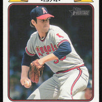 Nolan Ryan 2023 Topps Heritage 1974 Flashbacks Series Mint Card #BF-4