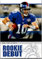 Eli Manning 2005 Upper Deck Rookie Debut Series Mint Card #64
