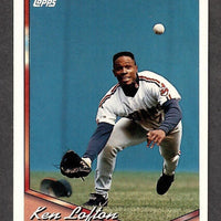 Kenny Lofton 1994 Topps Pre-Production Sample Series Mint Card #331
