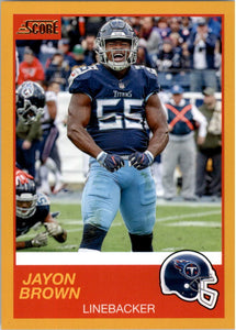 Jayon Brown 2019 Score GOLD Series Mint Card #80