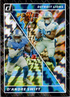 D'Andre Swift 2022 Donruss Power Plus Series Mint Card  #PP-15
