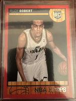 Rudy Gobert 2013 2014 NBA Hoops RED Parallel Series Mint Rookie Card #287
