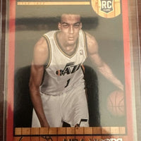 Rudy Gobert 2013 2014 NBA Hoops RED Parallel Series Mint Rookie Card #287