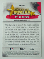Dylan Crews 2025 Topps Stars of MLB Mint Insert Card #SMLB-30
